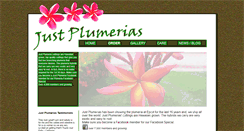 Desktop Screenshot of justplumerias.com